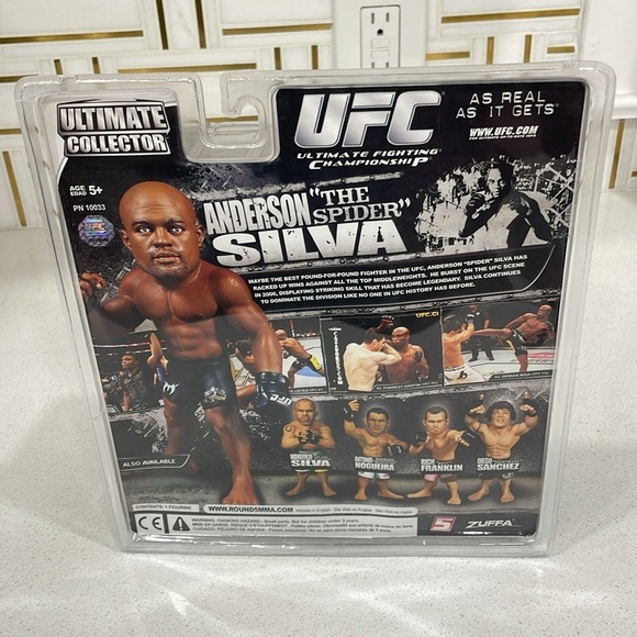 NIP 2010 Round 5 UFC Anderson “The Spider” Silva Ultimate Collector Figure - Picture 8 of 12